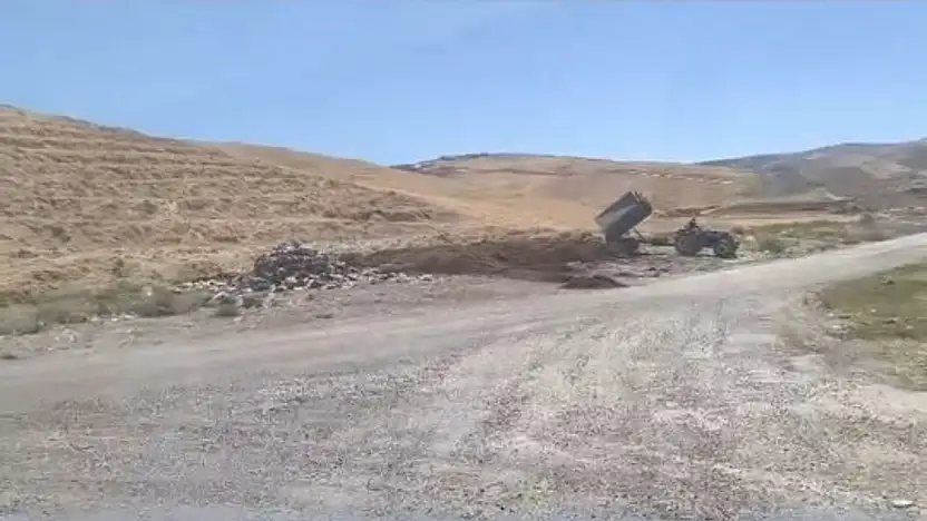 Siirt'in Doğa Harikası Yoluna Çöp ve Hafriyat atılıyor!