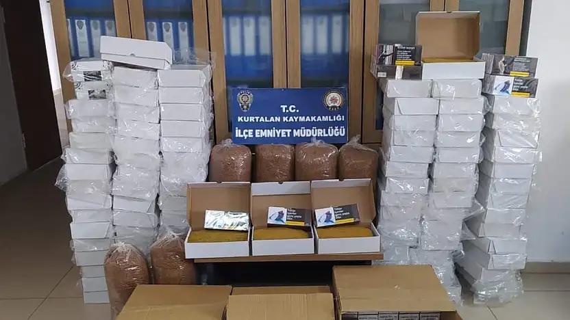 Siirt Kurtalan'da Kaçakçılık Operasyonu: 140 Kilo Tütün ve 30 Bin Makaron Ele Geçirildi
