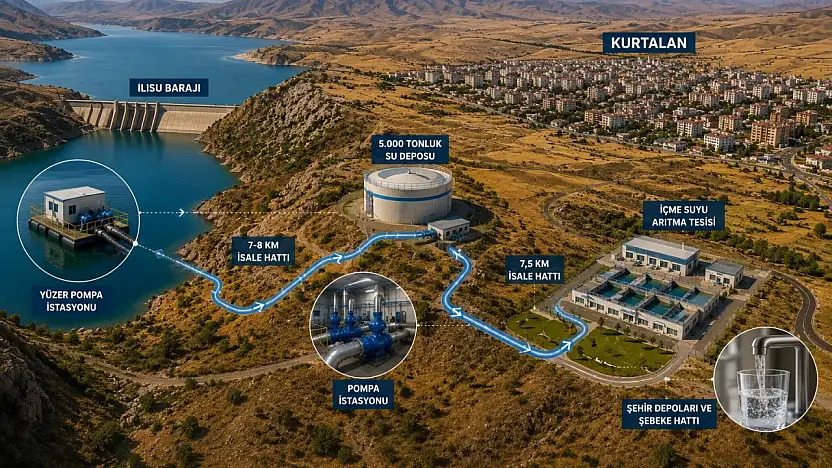Siirt Kurtalan'ın Su Hasreti Bitiyor! 25 Milyon Dolarlık Projede Kritik Gelişme