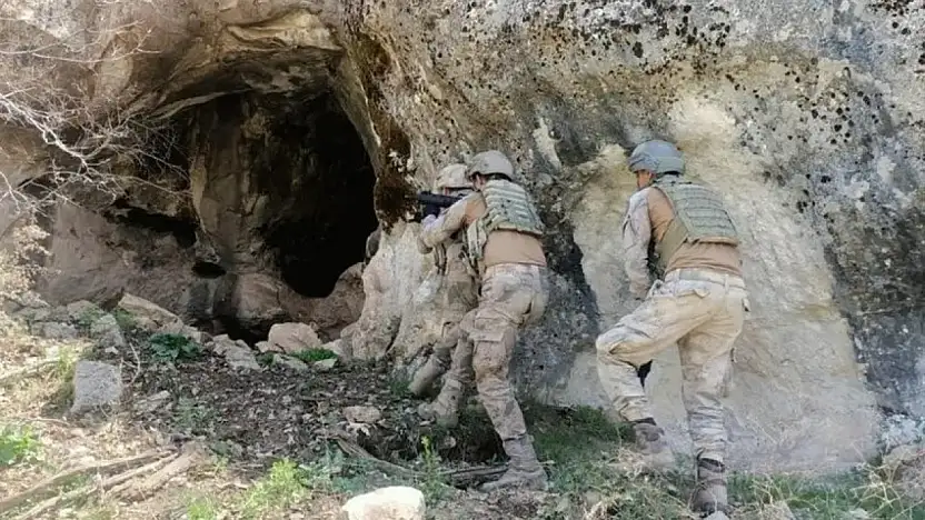 Siirt Mağara ve Sığınak İmha Edildi
