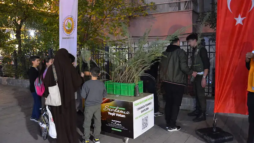 Siirt Orman İşletme Müdürlüğü'nden 'Yeşil Vatan' Seferberliği: Fidan Sahiplenme Noktası Kuruldu
