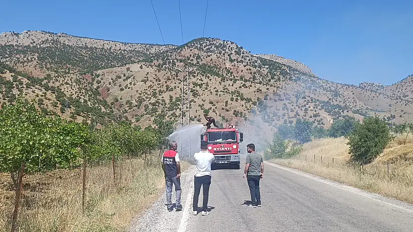 Siirt Şirvan'da Çıkan Yangın Kısa Sürede Kontrol Altına Alındı