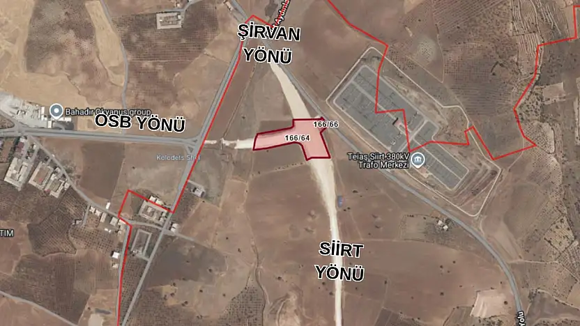 Siirt-Şirvan Yolu ve OSB Bağlantı Noktasında 2 Parsel İçin Kamulaştırma Davası