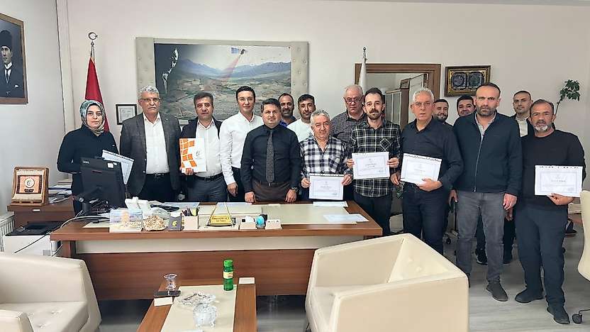 Siirt Tapu Müdürlüğü Personeline Teşekkür Belgesi