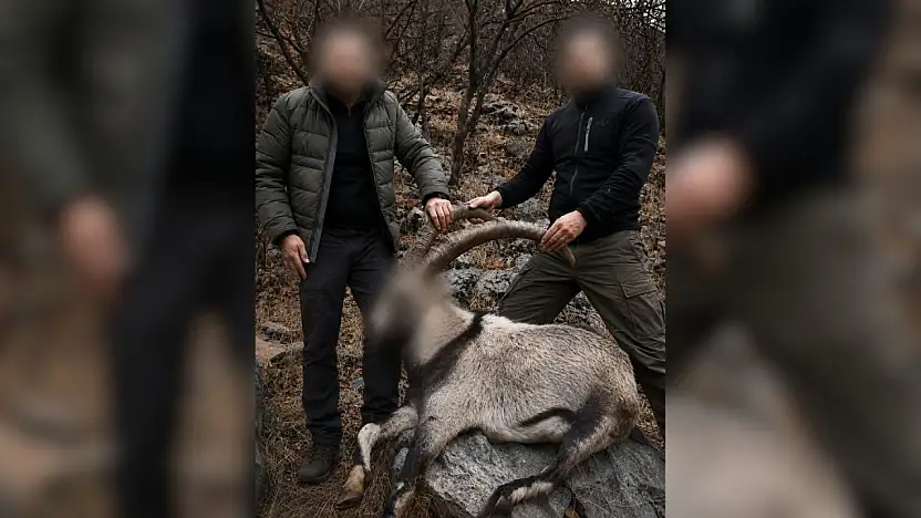Siirt'te 6 Yıl Önce 5 Yaban Keçisini Kaçak Avlayan Şahıslar Tespit Edildi