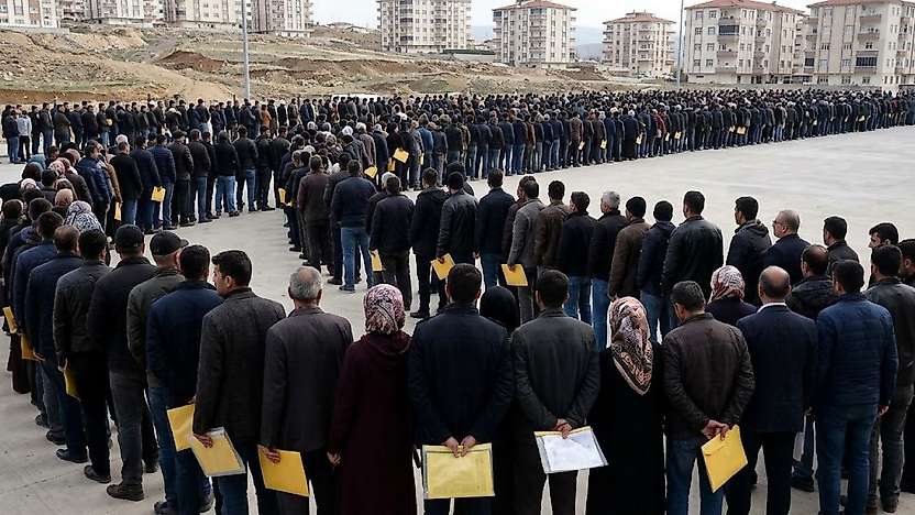 Siirt'te 921 Kişilik TYP Alımına 8 Bin 444 Kişi Başvuruda Bulundu