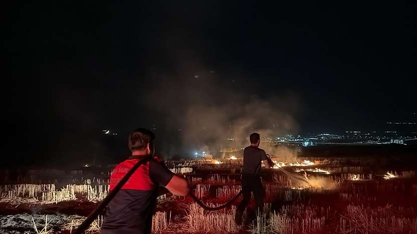 Siirt'te Anız Yangını Tepkisi: İtfaiye 4 Kez Gitti, Yangın Çıkarmaya Devam Edildi