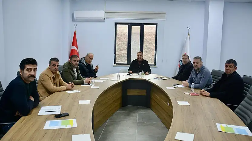 Siirt'te asfalt sezonu öncesi hazırlık toplantısı gerçekleştirildi