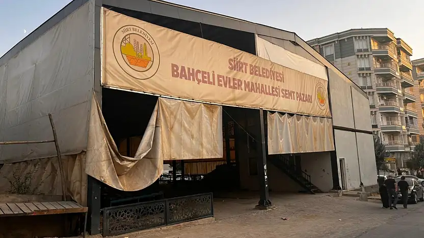 Siirt'te Atıl Halde Bulunan Kapalı Semt Pazarı Düğün Salonuna Dönüştürülsün!