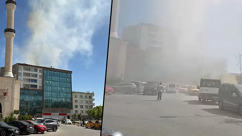 Siirt'te Baca Temizliği Sırasında Yangın Paniği
