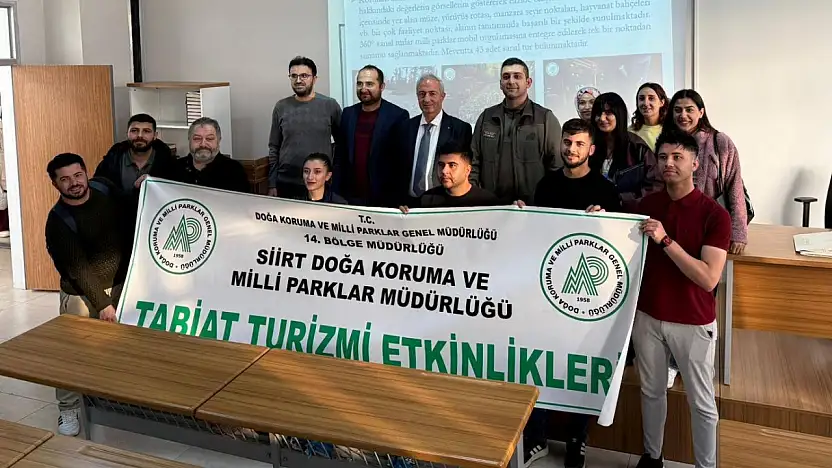 Siirt'te Doğa Turizmi ve Sürdürülebilir Turizm Eğitimi Düzenlendi