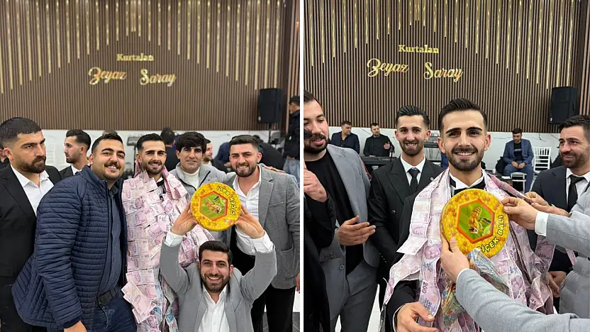Siirt'te düğünde bal gibi bir sürpriz