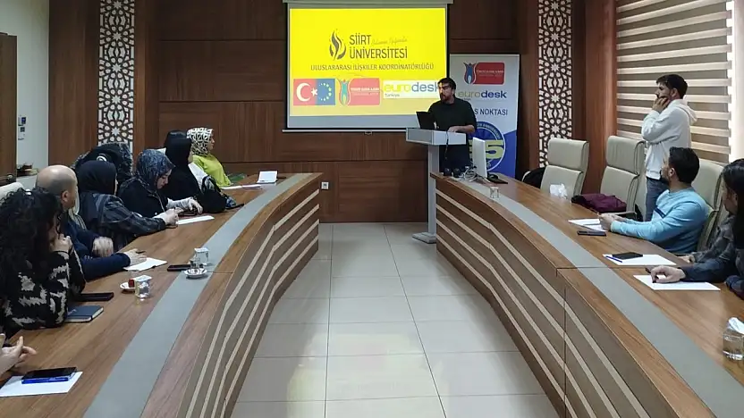 Siirt'te Erasmus+ ve AB hibe fırsatları anlatıldı