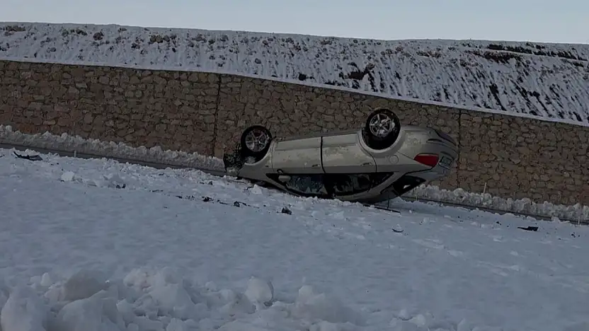 Siirt'te Facianın Eşiğinden Dönüldü: Araç Takla Attı, Sürücü Yaralandı