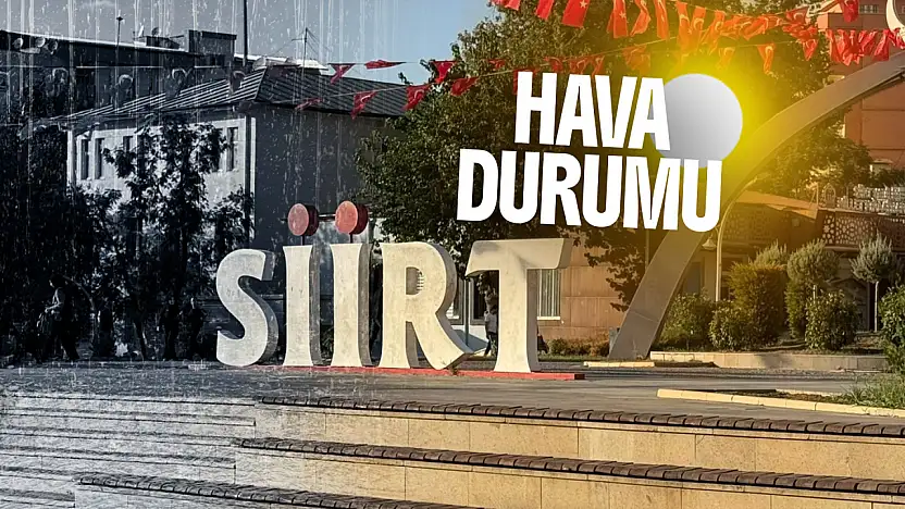 Siirt'te Hafta Boyunca Sıcaklıklar Düşüyor, Bugün Sağanak Yağış Var - Siirt İçin 5 Günlük Hava Durumu