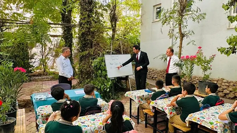 Siirt'te İlk Ders Doğada İşlendi: Çocuklara Çevre Sevgisi Aşılandı