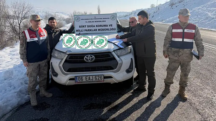 Siirt'te kaçak avcılığa geçit yok: 1 kişiye 26 bin 911 lira ceza