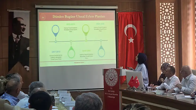 Siirt'te Kadın Sorunları İçin Koordinasyon Toplantısı Yapıldı