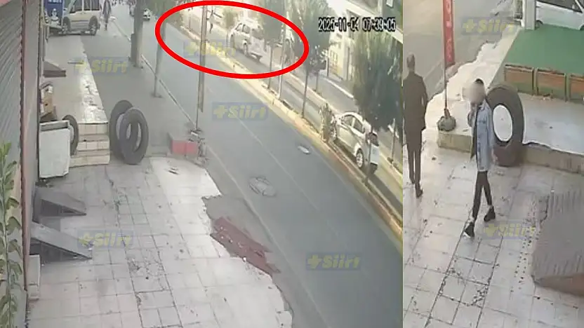 Siirt'te polis otosunun çarptığı genç kadın ağır yaralandı: O anlar kamerada