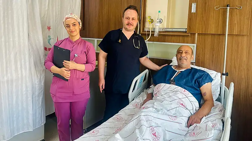 Siirt'te Riskli Kalp Hastasına Başarılı Koroner Müdahale