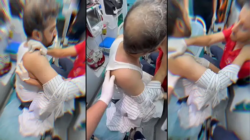 Siirt'te Sağlıkçının Soğukkanlı Müdahalesi Kamerada: Omzu Yerine Oturan Hasta Sağlık Personelini Öptü