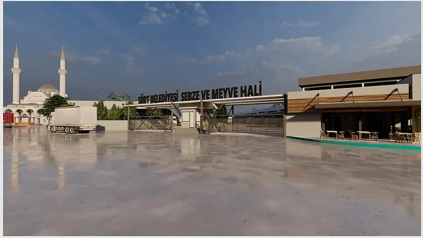 Siirt'te sebze ve meyve halinin yapımı için ihaleye çıkıldı