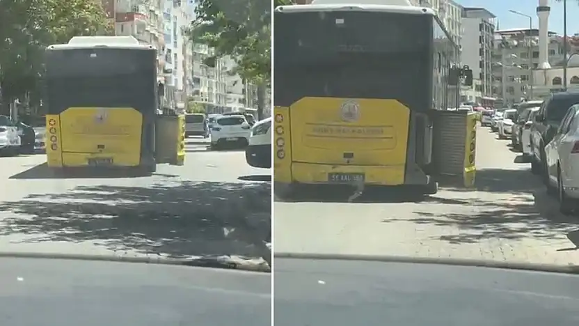 Siirt'te Seyir Halindeki Halk Otobüsünün Motor Kapağı Açıldı