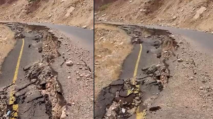 Siirt'te Yağışların Ardından Çöken Köy Yolları Onarılmayı Bekliyor