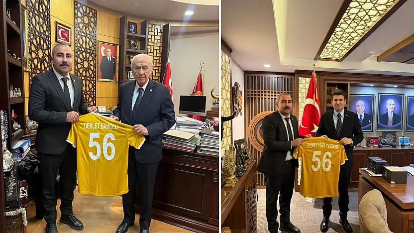 Siirt Ülkü Ocakları İl Başkanı Dr. Kadir Ekin'den Devlet Bahçeli ve Ahmet Yiğit Yıldırım'a Ziyaret