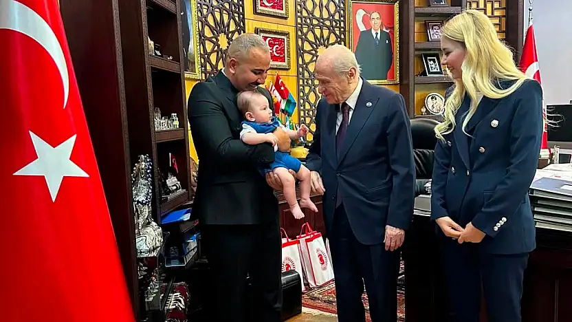 Siirt Ülkü Ocakları İl Başkanı Dr. Kadir Ekin, Devlet Bahçeli'yi Ziyaret Etti
