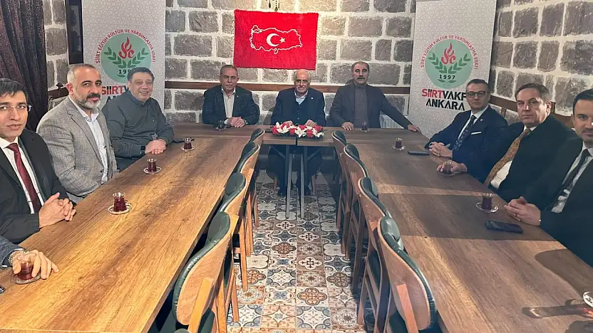 Siirt Vakfı Ankara Şubesi'nde Siirt'in Kalkınma Vizyonu Değerlendirildi
