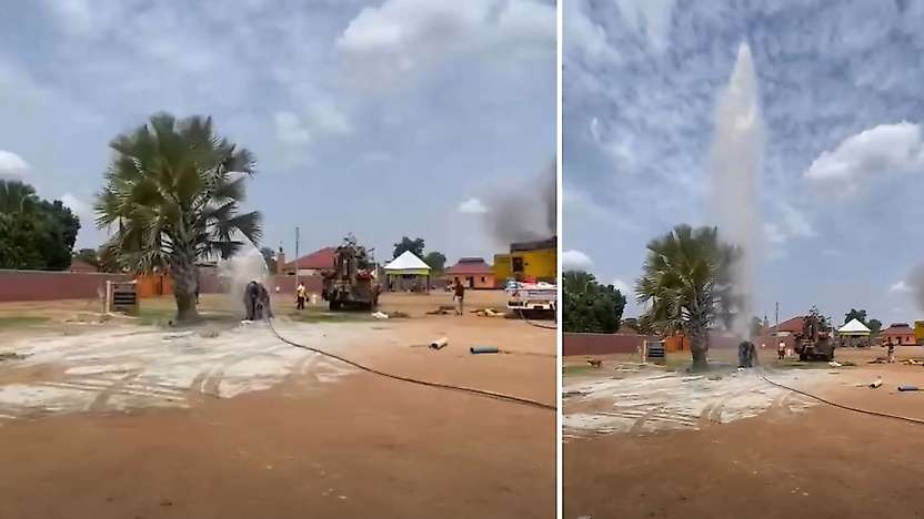 Siirt Vakfı Uganda'daki Yetimhaneye Su Kuyusu Açtı