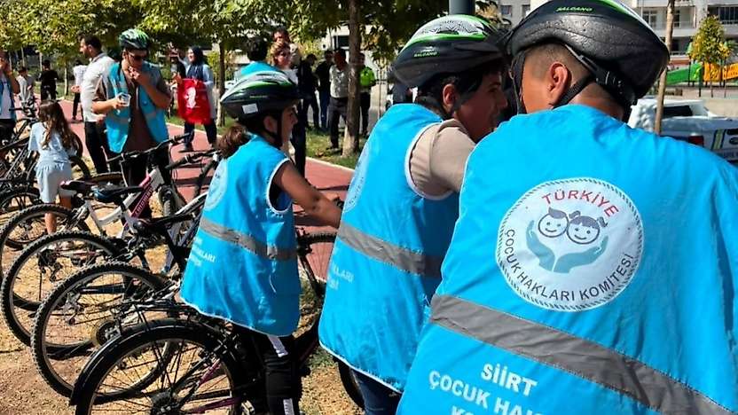 Siirtli Çocuklar İklim İçin Pedal Çevirdi