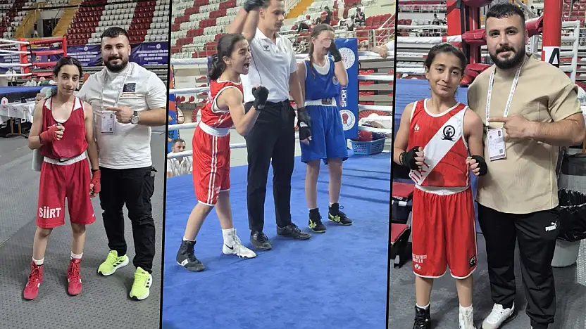 Siirtli Genç Boksörler Türkiye Şampiyonası'nda Yarı Finale Yükseldi