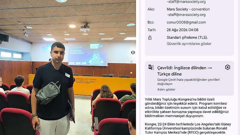 Siirtli Öğrenci Onur Çakır'dan Uzay Teknolojisinde Büyük Başarı: Neo-Derinkuyu Mars Society 2026'da Konuşulacak