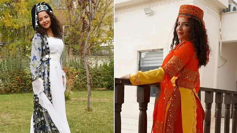 Siirtli Sanatçı Deniz Toprak, Siirt Olgunlaşma Enstitüsü'nde Siirt'in Gül Sariye ve Hüma Şal-Şepiklerini Üzerinde Taşıdı