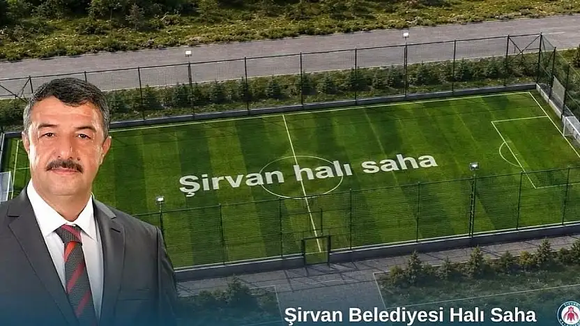 Şirvan'da Halı Saha Projesinde Çalışmalar Başladı