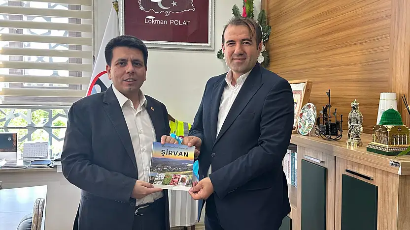 Şirvan Kaymakamı Altıntaş Veda Ziyaretleri Kapsamında Siirt İl Özel İdaresi'ni Ziyaret Etti