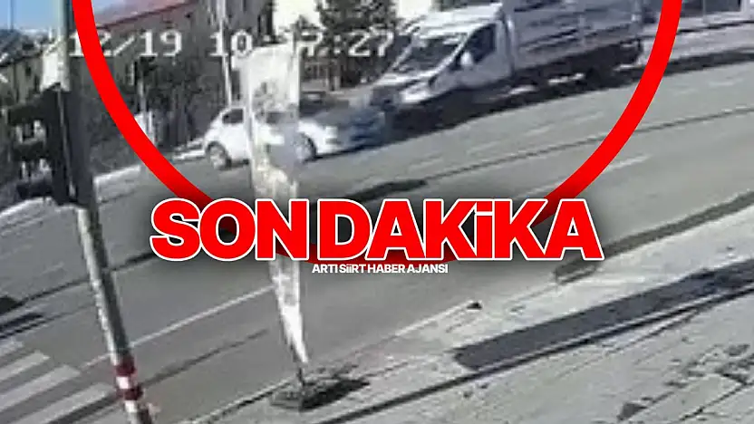 Son Dakika | Siirt'te Kurtalan Yolu'nda Kaza: İki Yaralı | Kaza Anı Kamerada