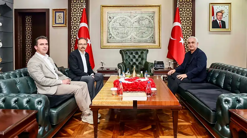 Vali Karakaya ve Vali Çakır'dan Siirt Valisi Kızılkaya'ya Taziye Ziyareti