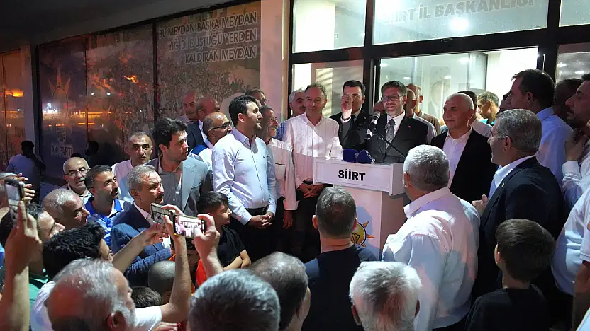 Yeni AK Parti Siirt il başkanı Abdülhakim Gider'den ilk mesaj: ''Küskünlükleri bitirmeye geldik''