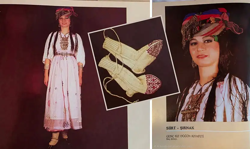 1986 Basımı Kitapta Siirt'in Geleneksel Düğün Kıyafeti Gün Yüzüne Çıktı