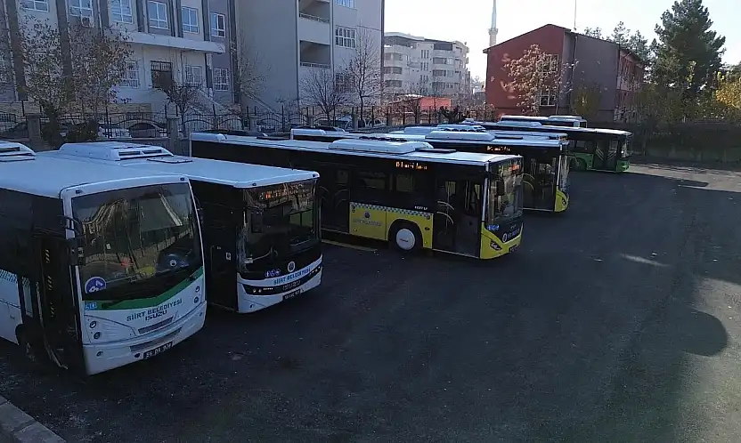 4 milyonun üzerinde yolcu… Siirt'te ulaşımda rekor yıl