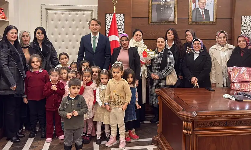 ADEM öğrencilerinden Baykan Kaymakamı Fatih Özcan'a anlamlı ziyaret