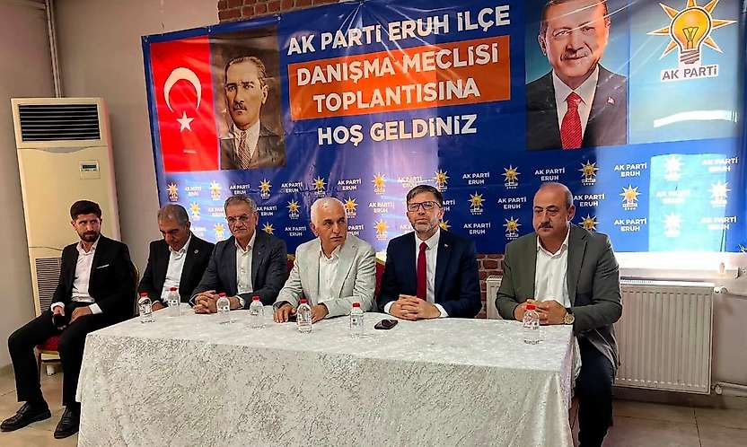 AK Parti Eruh İlçe Danışma Meclisi Toplantısı Gerçekleştirildi