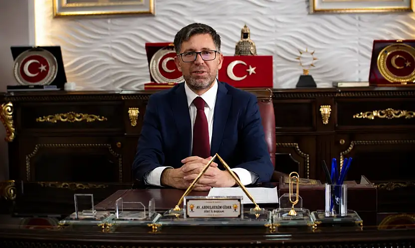 AK Parti Siirt İl Başkanı Abdülhakim Gider, kentte devam eden ve planlanan yatırımları açıkladı