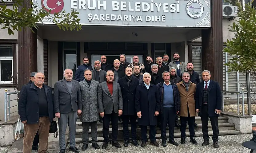AK Parti Siirt Teşkilatından Eruh Belediyesine Ziyaret