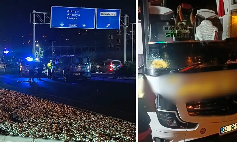 Alanya'da Siirtli firmaya ait yolcu otobüsü yayaya çarptı: 1 ölü