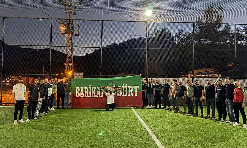 Amedspor'un Taraftar Grubu Siirt'te Temsilcilik Kurdu