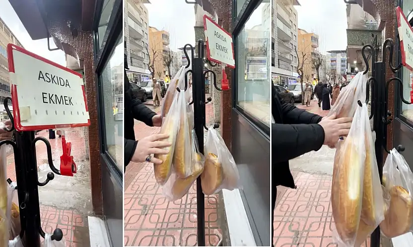 Askıda ekmek geleneği Siirt'te sürüyor
